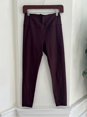 Sweaty Betty High-Waist Women's Leggings in Deep Plum